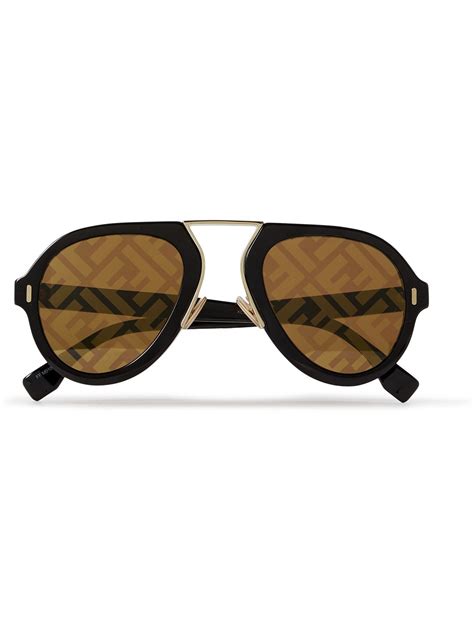 fendi aviator goggle|Fendi Sunglasses for Women .